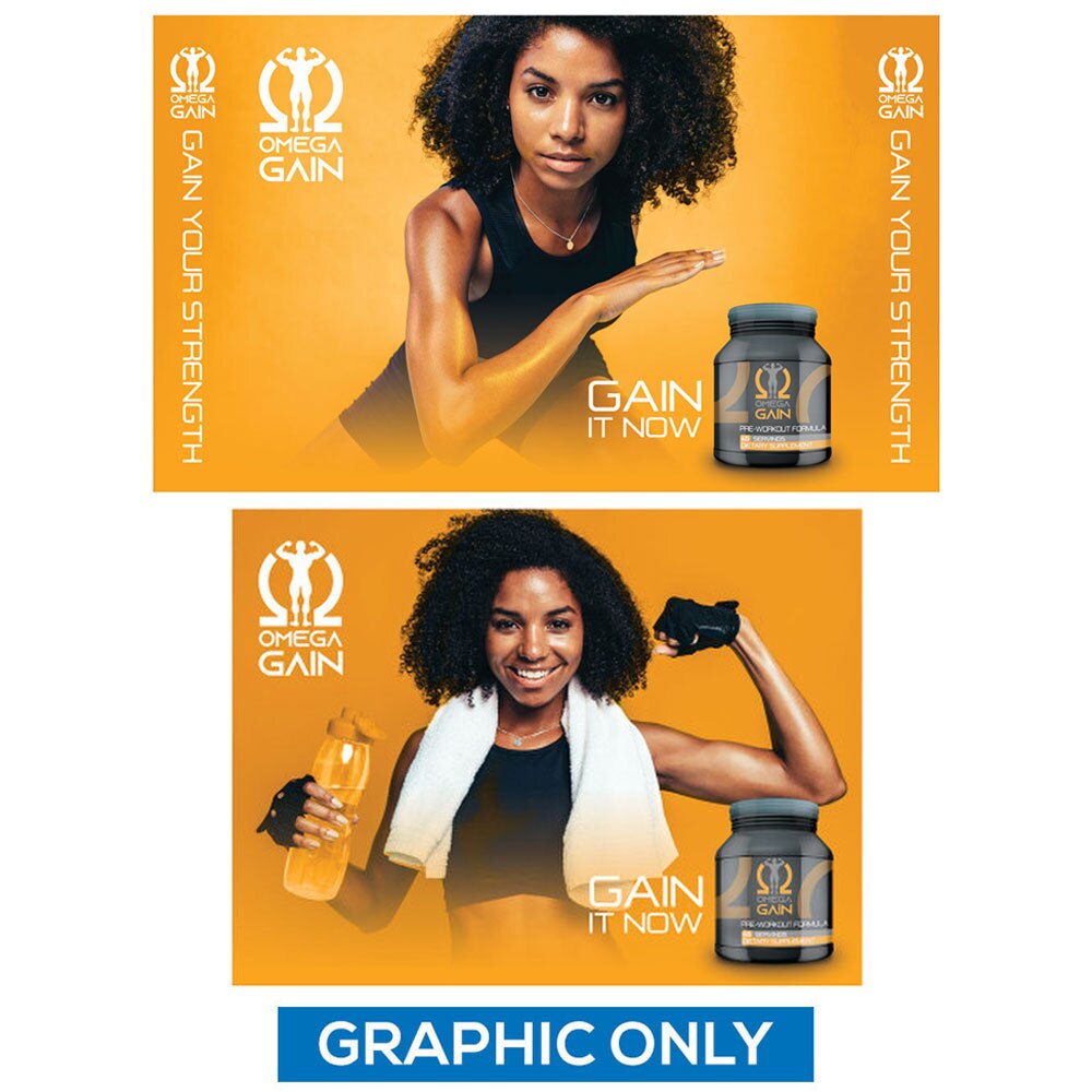 ONE CHOICE® SEG Pop Up Display — Double Sided Graphic Only / 10 ft